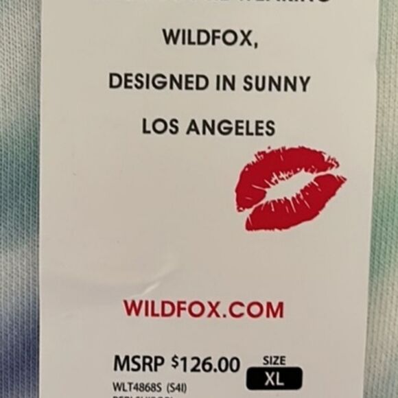 🩵NEW WILDFOX TIE-DYE HOODIE - Picture 4 of 6